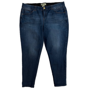 Democracy “Ab” Technology dark wash stretch jeans w/tummy control size 20W